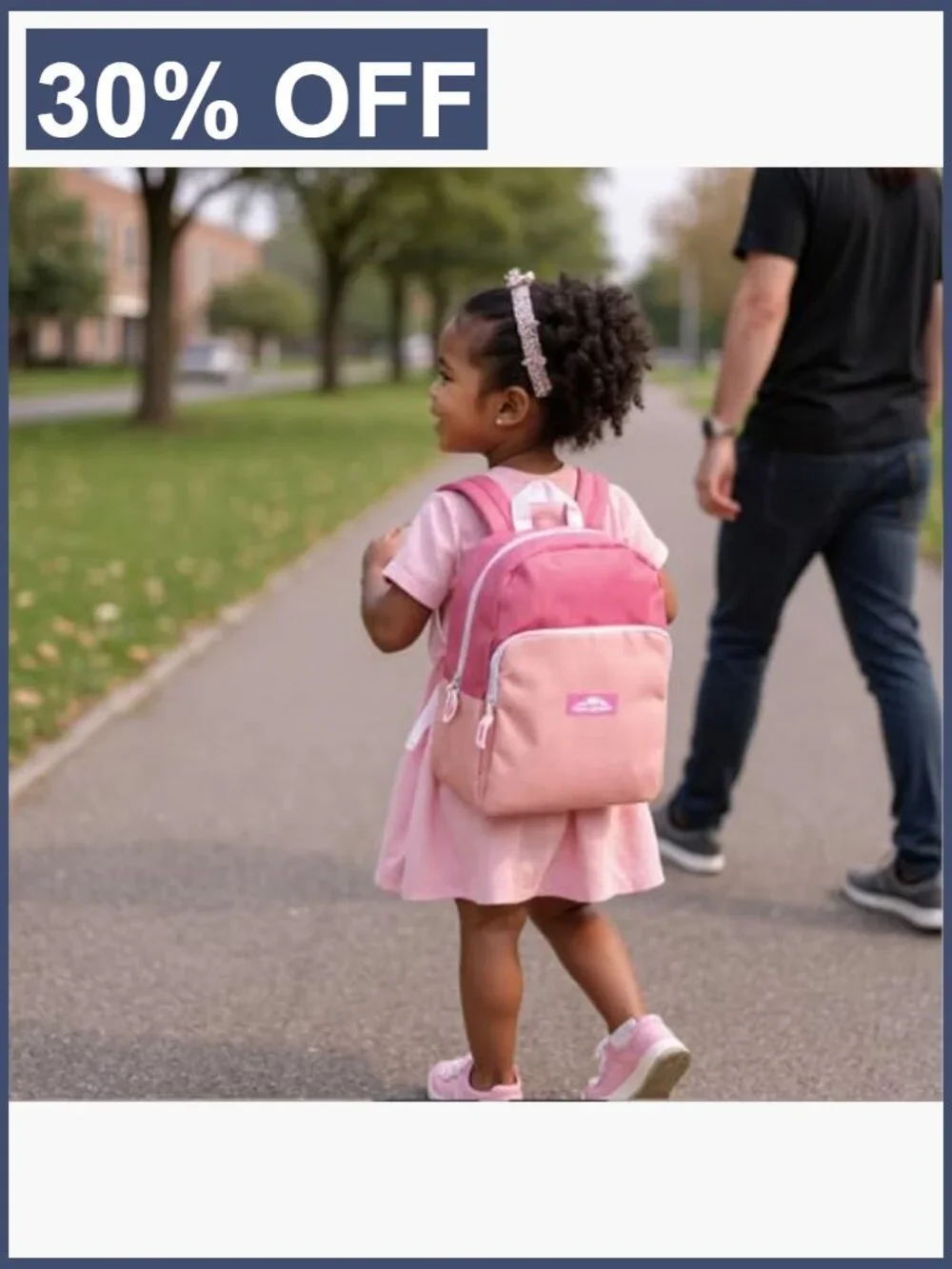 Pink 15 Inch Kids Backpack with Padded Straps, Fits 13 Inch Laptop, Lightweight
